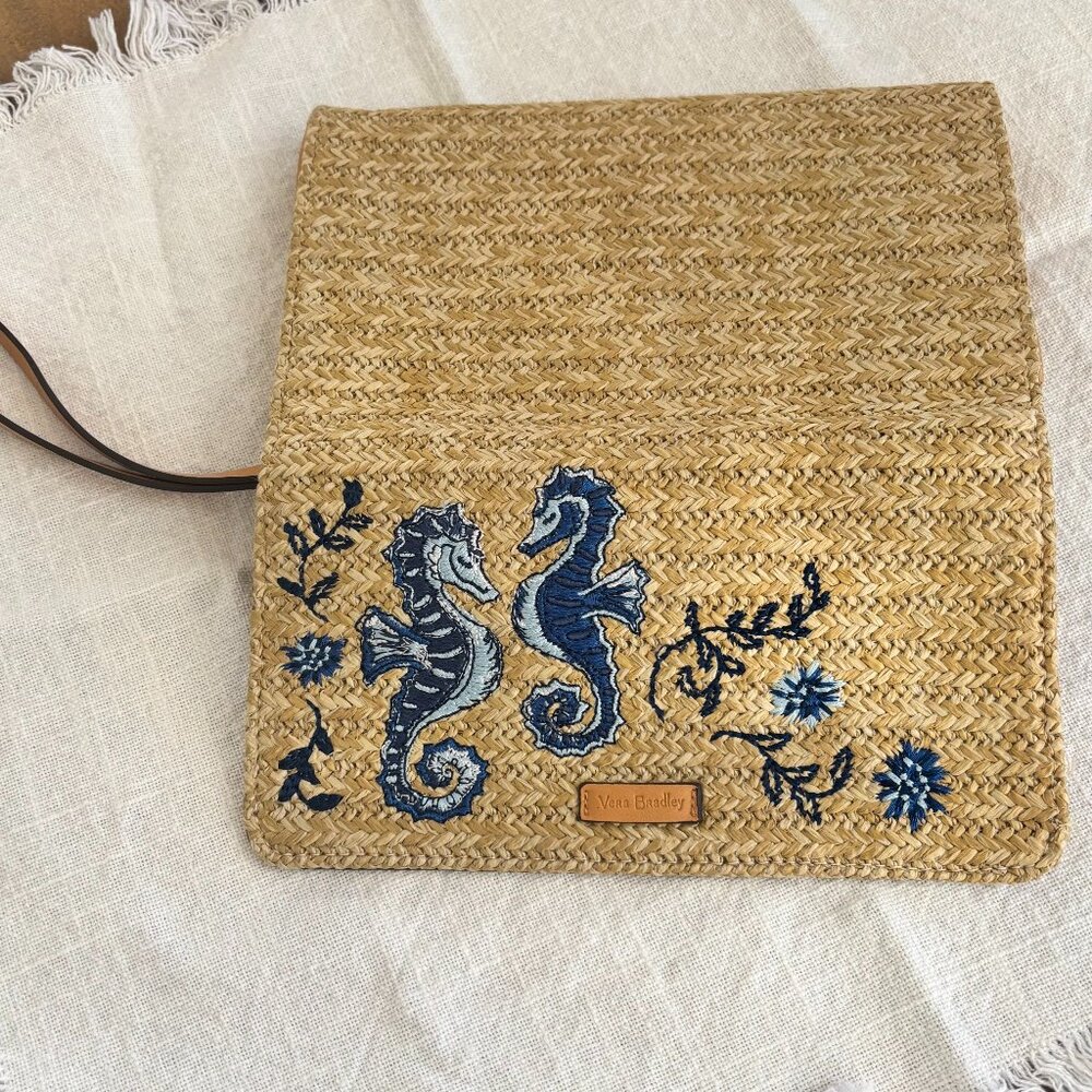 Vera Bradley Beach Clutch Purse, Seahorse